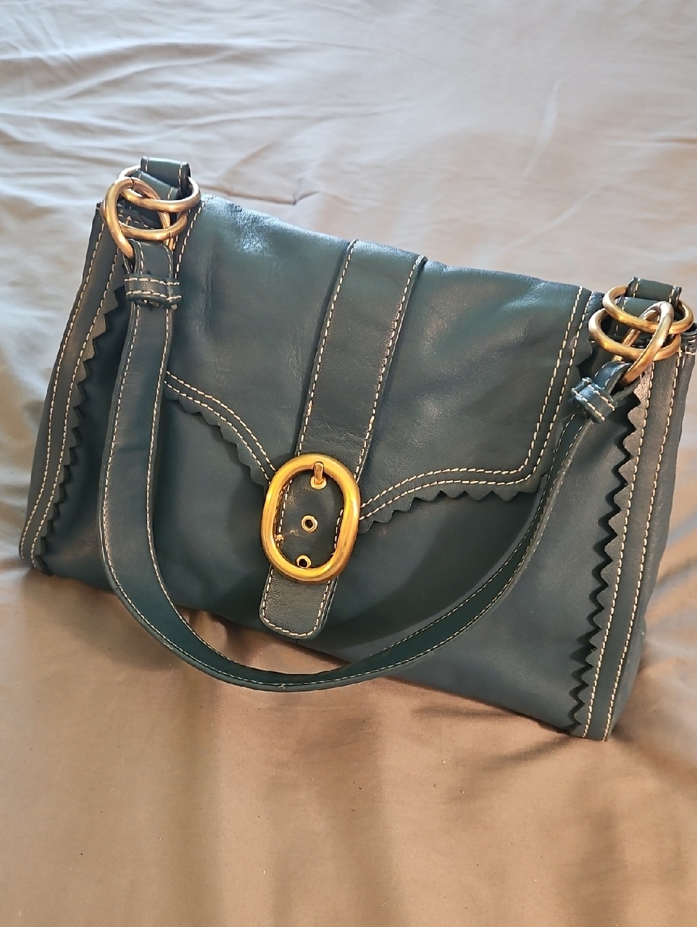 Anne Klein Leather Shoulder Bag